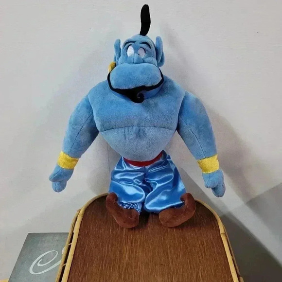 DISNEY Aladdin Genie blue plush stuffed animal 19in - Picture 2 of 6